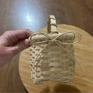 Small hand crafted basket